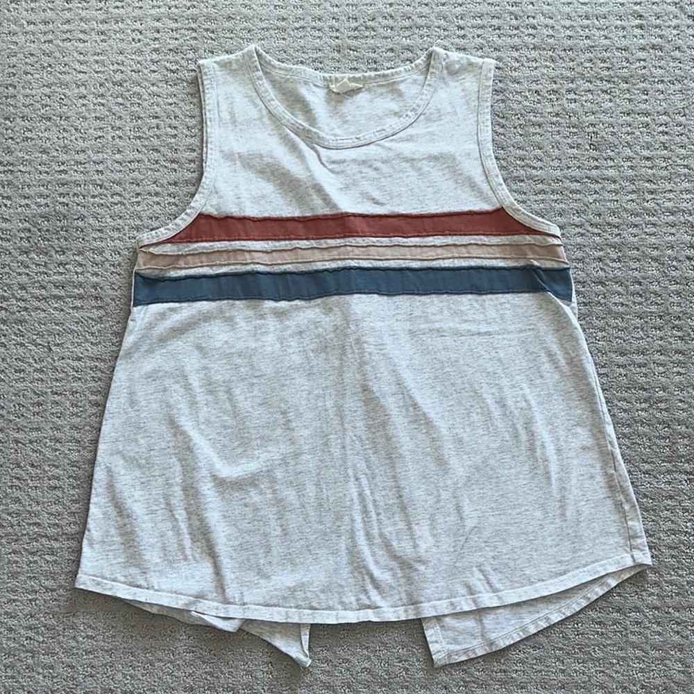 Striped Sleeveless Top